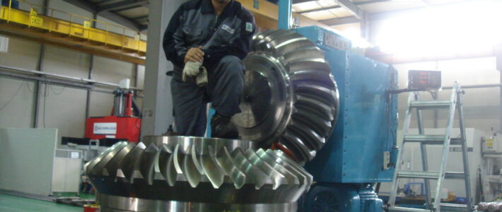 포스코 RM 에저밀 감속기 스파이럴 베벨기어 납품 | 대성기어 POSCO RM Edger Mill Reducer Spiral Bevel Gear